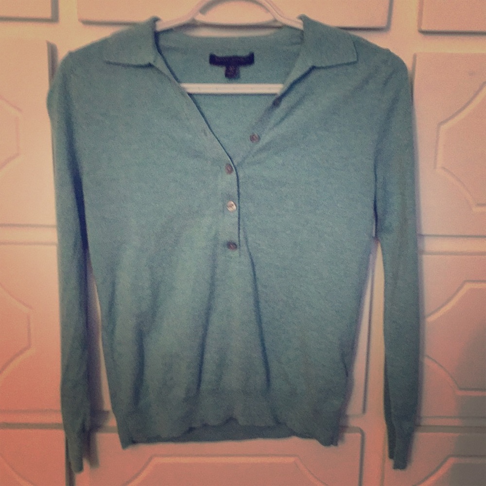 Banana Republic blue long sleeve